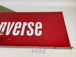 Converse Vintage Store Display Metal Panel! 30 X 16