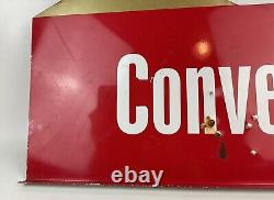 Converse Vintage Store Display Metal Panel! 30 X 16