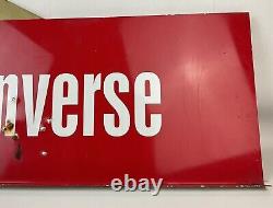 Converse Vintage Store Display Metal Panel! 30 X 16