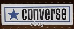 Converse frosted background plexi glass 8x 3 display sign