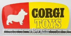 Corgi Toys Store Display sign. Original 1960's USA unused Store Stock. MINT/Rare