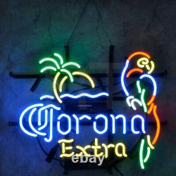 Corona Extra Beer Store Wall Real Glass Artwork Display Neon Sign Decor Handmade