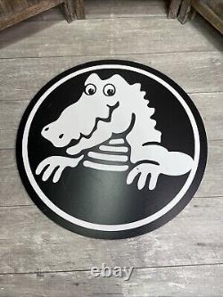 Crocs Logo Authentic Outdoor Hanging Store Sign Wood Rare To Find From 2006