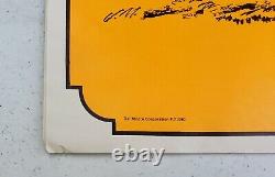 DEL MONTE ROUND UP Chuck Wagon Cowboy Western Store Display Poster Sign c1971