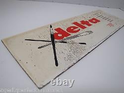 DELTA BRUSHES Orig Store Display Advertising Sign for Artists Signwriters etc