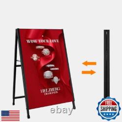 DISPLAYSWORKER Heavy Duty A-Frame Sidewalks Signs 24x36 Inch, outdoor Sandwic