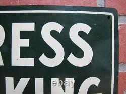 DRESS MAKING Original Old Tin Store Display Advertising Sign Tailor Sewing