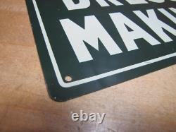 DRESS MAKING Original Old Tin Store Display Advertising Sign Tailor Sewing