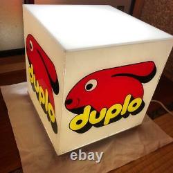 DUPLO LEGO electric sign Vintage light brand sign Some cracks