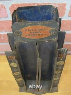 DUTCH BRAND FRICTION TAPE Old Store Display Ad Rack Sign VAN CLEEF Bros Chicago