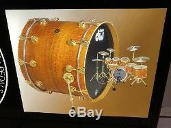 DW Drums 25th Anniversary 1997 Lighted Sign Music Store Display Drum Workshop