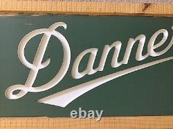 Danner Boots Footwear Wood Framed 30x12x2 1/2 Store Advertising Sign Display