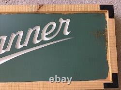 Danner Boots Footwear Wood Framed 30x12x2 1/2 Store Advertising Sign Display