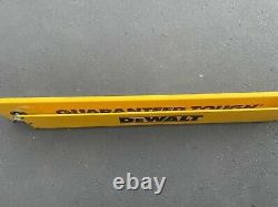 DeWalt Double Layer Metal Display Signage Garage Sign Black Yellow Rare 48x8