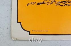 Del Monte Round-Up Poster Sign Chuck Wagon Cowboy Western Store Display c1971