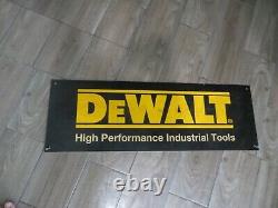 Dewalt High Performance Industrial Tools hardware store display sign 36 x 12 in