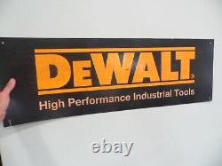 Dewalt High Performance Industrial Tools hardware store display sign 36 x 12 in