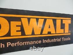 Dewalt High Performance Industrial Tools hardware store display sign 36 x 12 in