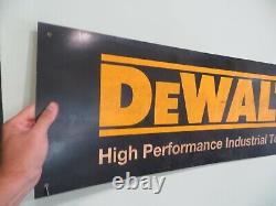 Dewalt High Performance Industrial Tools hardware store display sign 36 x 12 in