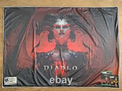 Diablo 4 IV GameStop Store Display Banner Retail Cloth Poster Wall Sign Promo