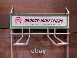 Diamond Tools Groove-Joint Pliers Metal Store Display Tin Sign 8 1/2x14 1/4
