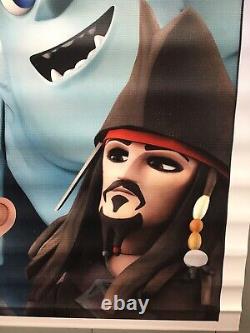 Disney Infinity Vinyl Banner Toys R Us Store Display Sign Jack Sparrow, Sully, +