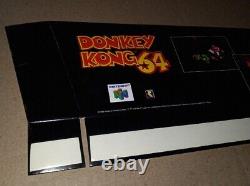 Donkey Kong 64 N64 Store Display Sign 20 X 7 Cardboard Authentic Toys R Us