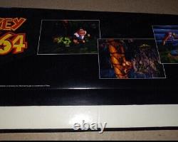 Donkey Kong 64 N64 Store Display Sign 20 X 7 Cardboard Authentic Toys R Us