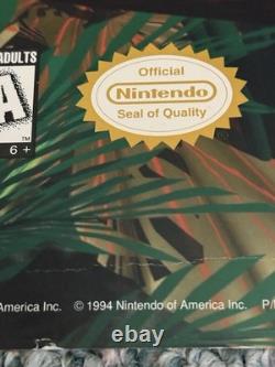 Donkey Kong Country Store Display Sign Promo Super Nintendo RARE 1994 Licensed