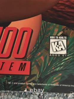 Donkey Kong Country Store Display Sign Promo Super Nintendo RARE 1994 Licensed