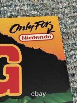 Donkey Kong Country Store Display Sign Promo Super Nintendo RARE 1994 Licensed