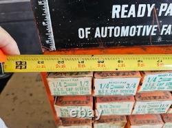 Dorman Automotive Fastener Hardware Store Wall Counter Display Cabinet Sign Boxs