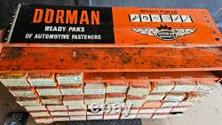 Dorman Automotive Fastener Hardware Store Wall Counter Display Cabinet Sign Boxs