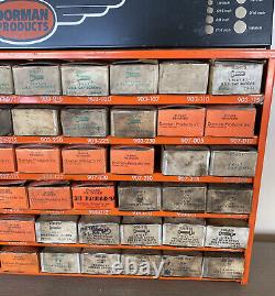 Dorman Automotive Fastener Hardware Store Wall Counter Display Shelf WithContents