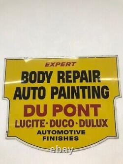 Du Pont Automotive Double- Sided Paint Service Sign