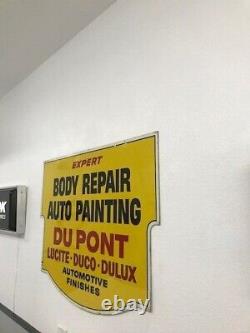 Du Pont Automotive Double- Sided Paint Service Sign