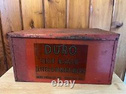 Duro Sign Maker Decals And Box Original Store Display Box. Cool