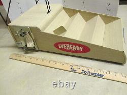 EVEREADY flashlight battery metal 1950s counter store display sign UNUSED F2000