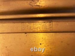 Early 1900's Brass, Glass, Electric Lighted CASHIER Sign