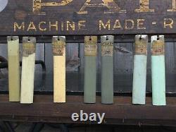 Early 1900's ROGERS PAINT General Store Paint Samples Display Advertising Sign