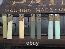 Early 1900's ROGERS PAINT General Store Paint Samples Display Advertising Sign