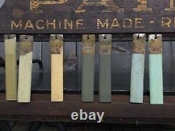 Early 1900's ROGERS PAINT General Store Paint Samples Display Advertising Sign