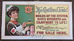 Early 1900's The Centlivre Tonic General Store Cardboard Advertisment