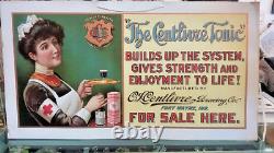 Early 1900's The Centlivre Tonic General Store Cardboard Advertisment