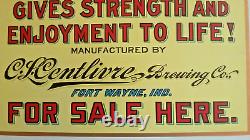 Early 1900's The Centlivre Tonic General Store Cardboard Advertisment