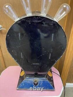 Early Edison Mazda Ge Lamp Store Display Maxfield Parrish Art Light Bulb Sign