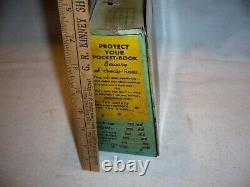Early buss auto and radio fuse counter display tin advertising CHECK THE CAR