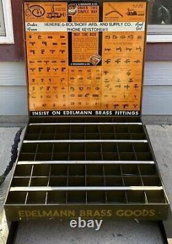 Edelmann Store Display Drawer Sign Hendrie Bolthoff Mining History Colorado Old