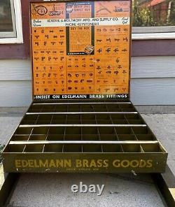 Edelmann Store Display Drawer Sign Hendrie Bolthoff Mining History Colorado Old