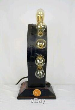 Edison Mazda Lamps Store Advertising Display Maxfield Parish Neon Sign Very Rare